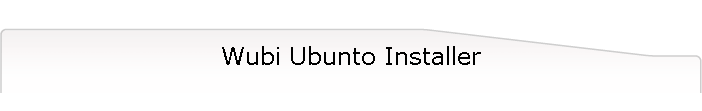 Wubi Ubunto Installer